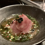 北海道焼肉 北うし - びえい和牛サーロイン　肉茶漬け