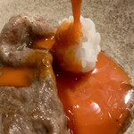 北海道焼肉 北うし - びえい和牛サーロイン焼きすき