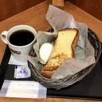 BECK'S COFFEE SHOP - トースト・ゆで卵モーニングセット420円
