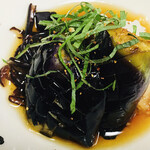 寿司善 - 米茄子の揚げ出し