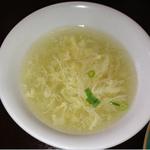 ひすい亭 - ランチのスープ