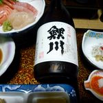 鯉川温泉旅館 - 持ち込みの日本酒「鯉川純米吟醸」