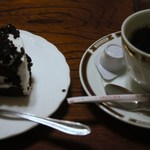 和食家 おがわ亭 - 食後のコーヒーとケーキ（コーヒーの代わりにオレンジジュース、ウーロン茶も選択可）