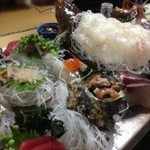 磯料理 一吉 - 刺身板盛り