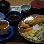 和食家 おがわ亭 - ミックスフライ御膳980円