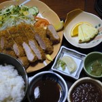 和食家 おがわ亭 - ロース・ヒレカツハーフ御膳980円