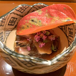 東桜 あんどう - 寒ぶり、柿のソース