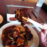 千里香 - まるで酢豚のスペアリブバージョンだった。