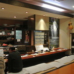 わたなべ - カウンター席