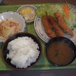 定食家 - ササミフライ定食５５０円