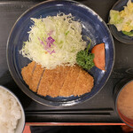 とんかつ 三金 - しんころロースかつ定食