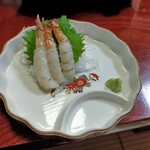 Shiomitei - 前菜の生エビ