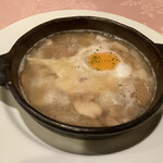 味のレストラン えびすや - ニンニクスープ！
