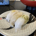 すし 銚子丸 - いか食べ比べ 363円 (税込)
            2022年1月8日