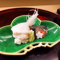 赤坂 菊乃井 - ●【向付 】
                「九絵　さごし焼霜　あしらい一式」