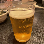 梅田 ふぐ乃介　泳ぎふぐ 鱧料理専門店 - ビール