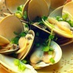 大衆料理　川治 - はまぐり酒蒸し