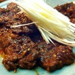 大衆料理　川治 - くじらステーキ