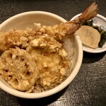 飯豊権現蕎麦 桐屋 - ミニ天丼