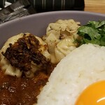 カレーのおじさま FISH - 早速モモに乗せてみる