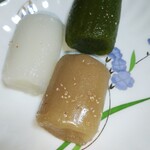 蔦屋茶寮 - ３色の牛蒡餅
