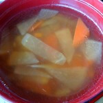 精進料理　湯華庵 - 大好きなけんちん汁