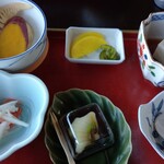 精進料理　湯華庵 - 小鉢のおかず