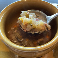 鉄板焼き 七里ガ浜 - 鎌倉野菜のミネストローネ