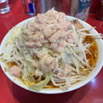 ラーメン二郎 - 小ラーメン　SK半分　全マシ