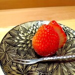 天ぷら たけうち - 苺