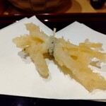 天ぷら たけうち - 宍道湖の白魚