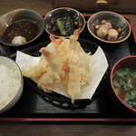 魚と天ぷらの居酒屋 まるさや - えび天定食