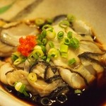 鮨のしおがま - 牡蠣ポン酢
