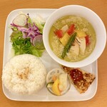 木更津のカフェ marone - グリーンカレー