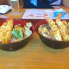 旬彩酒房 たわら - 天丼並み盛り＆天丼大盛り