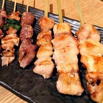 Keijirou - 鶏ちゃん串焼き盛り