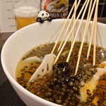 小菜一碟 - ・串串海老　青山椒スープ