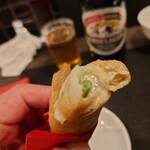 小菜一碟 - ・牡蠣とちぢみほうれん草のクリーム春巻