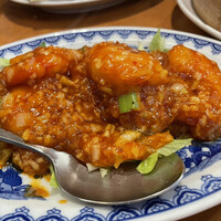 横浜中華街 北京飯店 - エビのチリソース