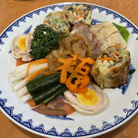 横浜中華街 北京飯店 - 本日の前菜盛り合わせ