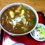 かずさ庵 - カレー南蛮そば！(2012,12/30)