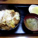 かずさ庵 - かつ丼！(2012,12/30)