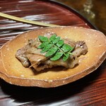 比良山荘 - 猪の塩焼き