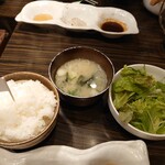 ニクヤキ　炭太郎 - 御飯セット