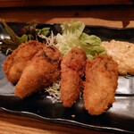 酒蔵鍋 - 牡蠣フライ