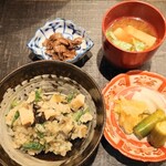 おにく 花柳 - 食事、留椀