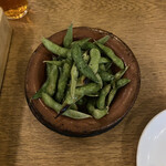 ニホンバシ・ブルワリー - 焼き枝豆のペペロンチーノ