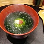 もちづき - あおさ茶漬け