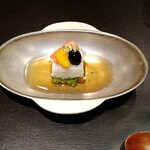 もちづき - 菜の花、長芋、蟹