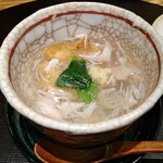 もちづき - 海老芋蟹餡かけ
